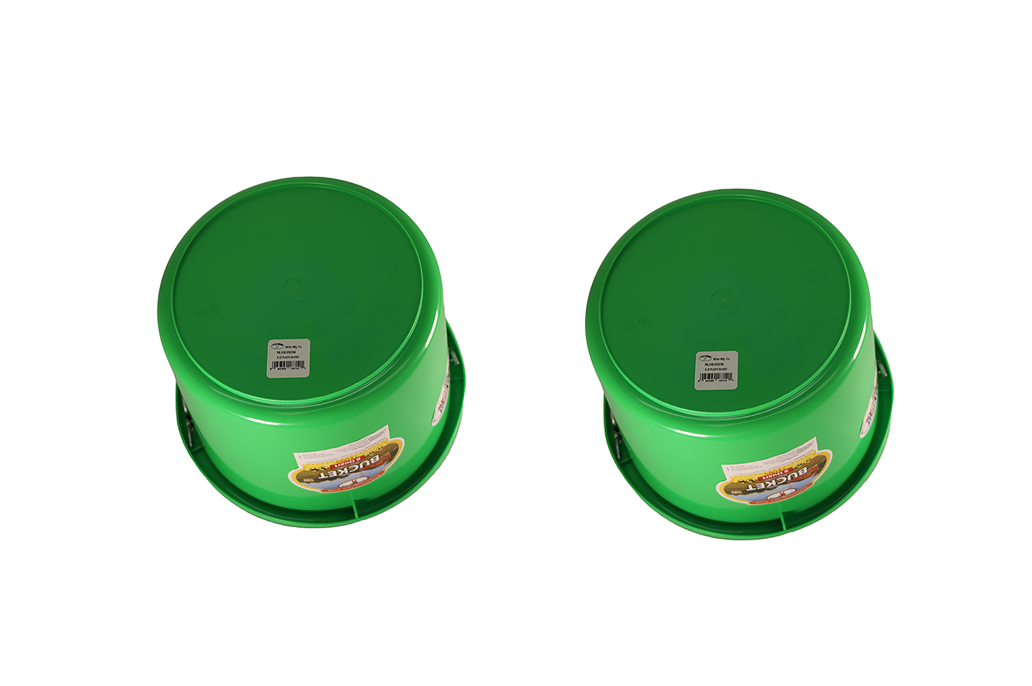 Little Giant Lime Green 8 Quart Plastic Bucket Pack of 2 - P8LIMEGREEN