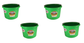 Little Giant Lime Green 8 Quart Plastic Bucket Pack of 4 - P8LIMEGREEN