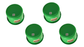 Little Giant Lime Green 8 Quart Plastic Bucket Pack of 4 - P8LIMEGREEN