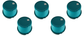 Little Giant Teal 8 Quart Plastic Bucket Pack of 5 - P8TEAL