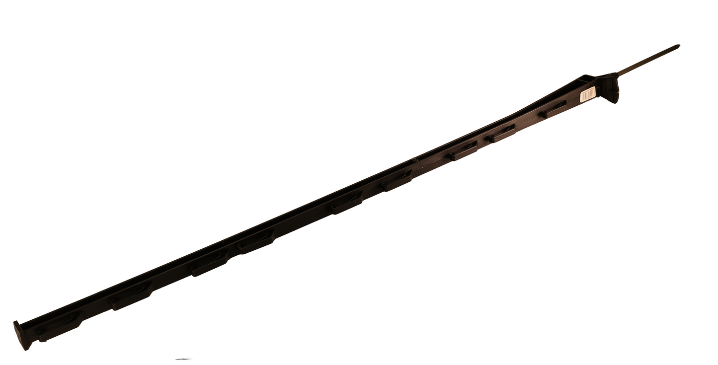 Parmak Precision Products Bigfoot Poly Post 48"  Black - 500821