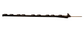 Parmak Precision Products Bigfoot Poly Post 48"  Black - 500821
