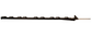 Parmak Precision Products Bigfoot Poly Post 48"  Black - 500821