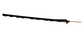 Parmak Precision Products Bigfoot Poly Post 48"  Black - 500821