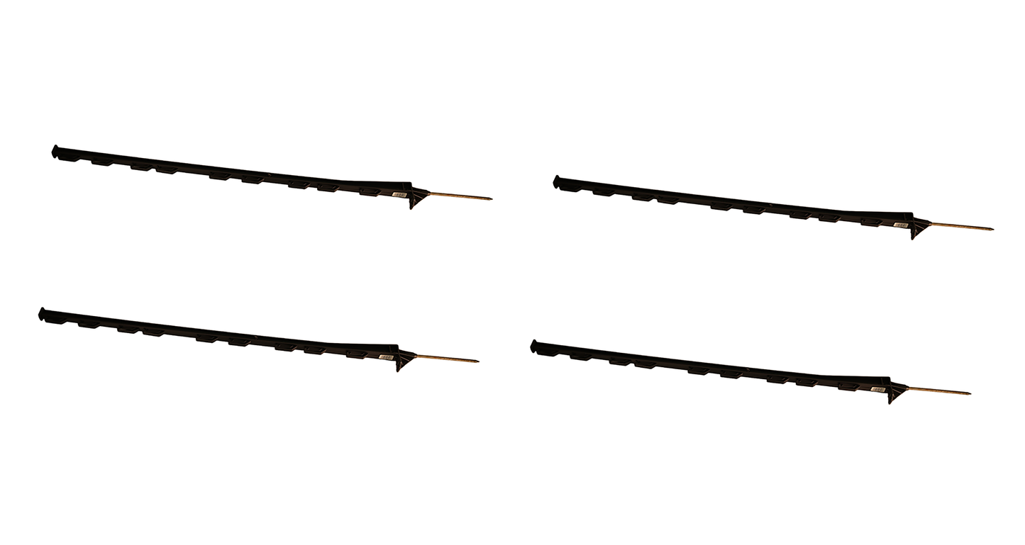 Parmak Precision Products Bigfoot Poly Post 48" Black - 500821