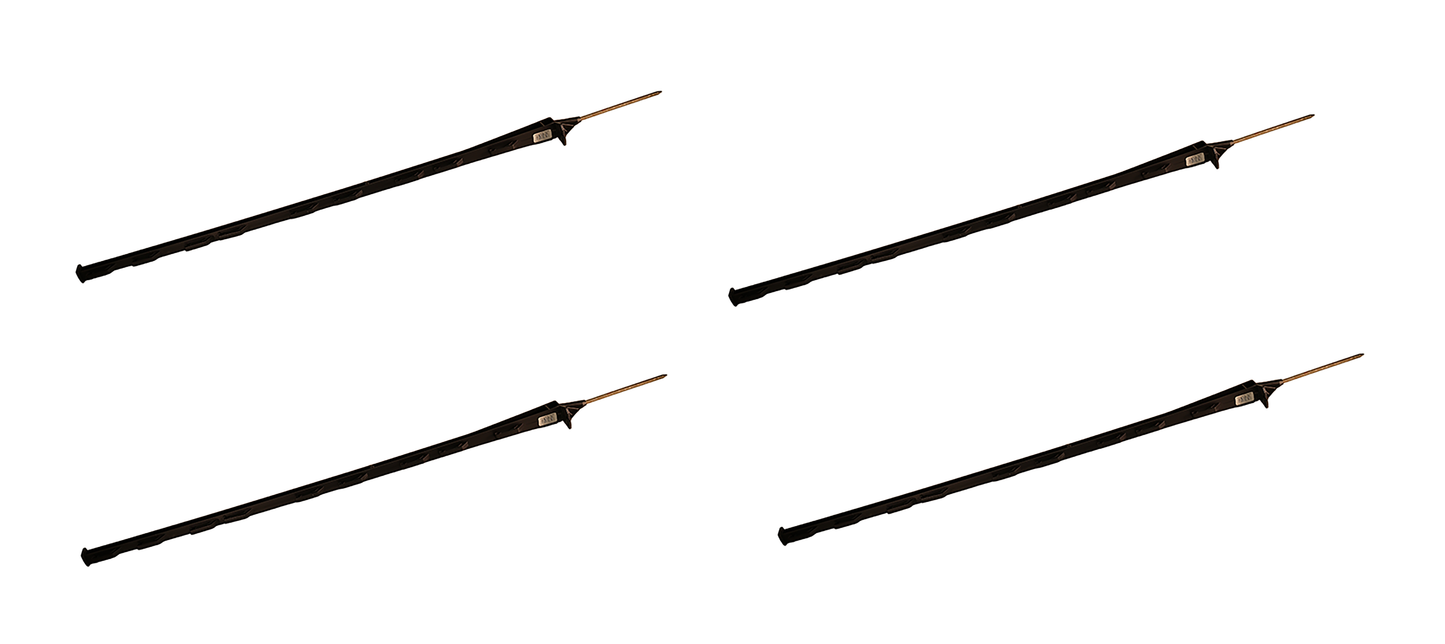 Parmak Precision Products Bigfoot Poly Post 48" Black - 500821