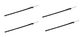 Parmak Precision Products Bigfoot Poly Post 48" Black - 500821