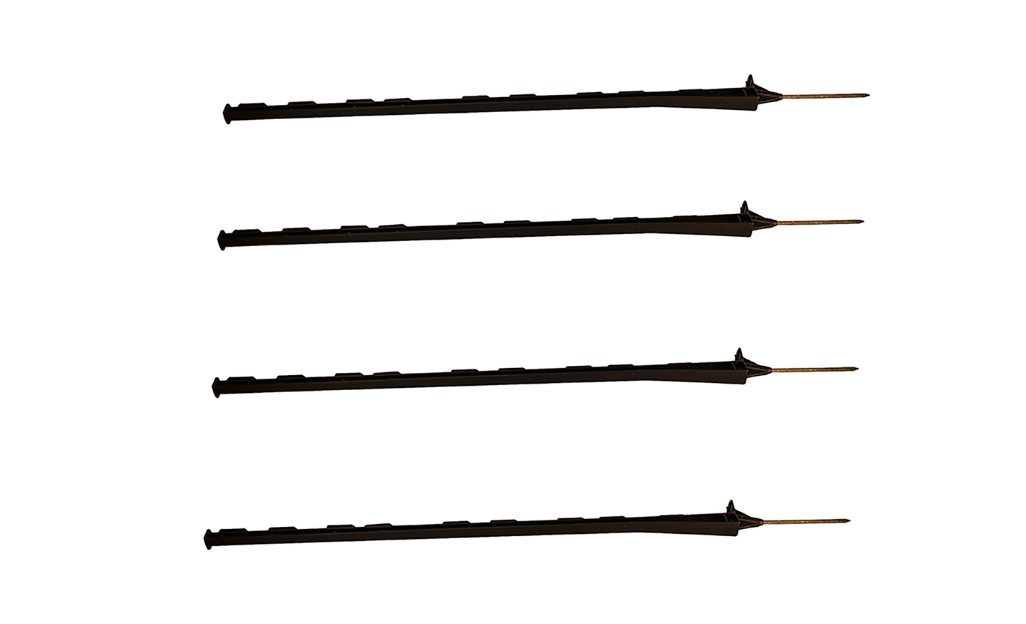 Parmak Precision Products Bigfoot Poly Post 48" Black - 500821