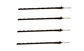 Parmak Precision Products Bigfoot Poly Post 48" Black - 500821