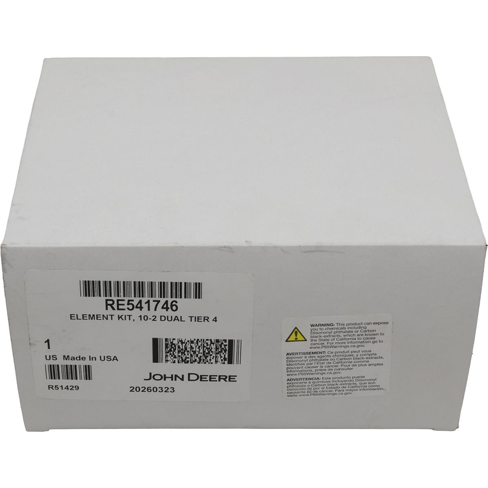 John Deere Original Equipment Primary and Final Fuel Filter Kit - RE541746