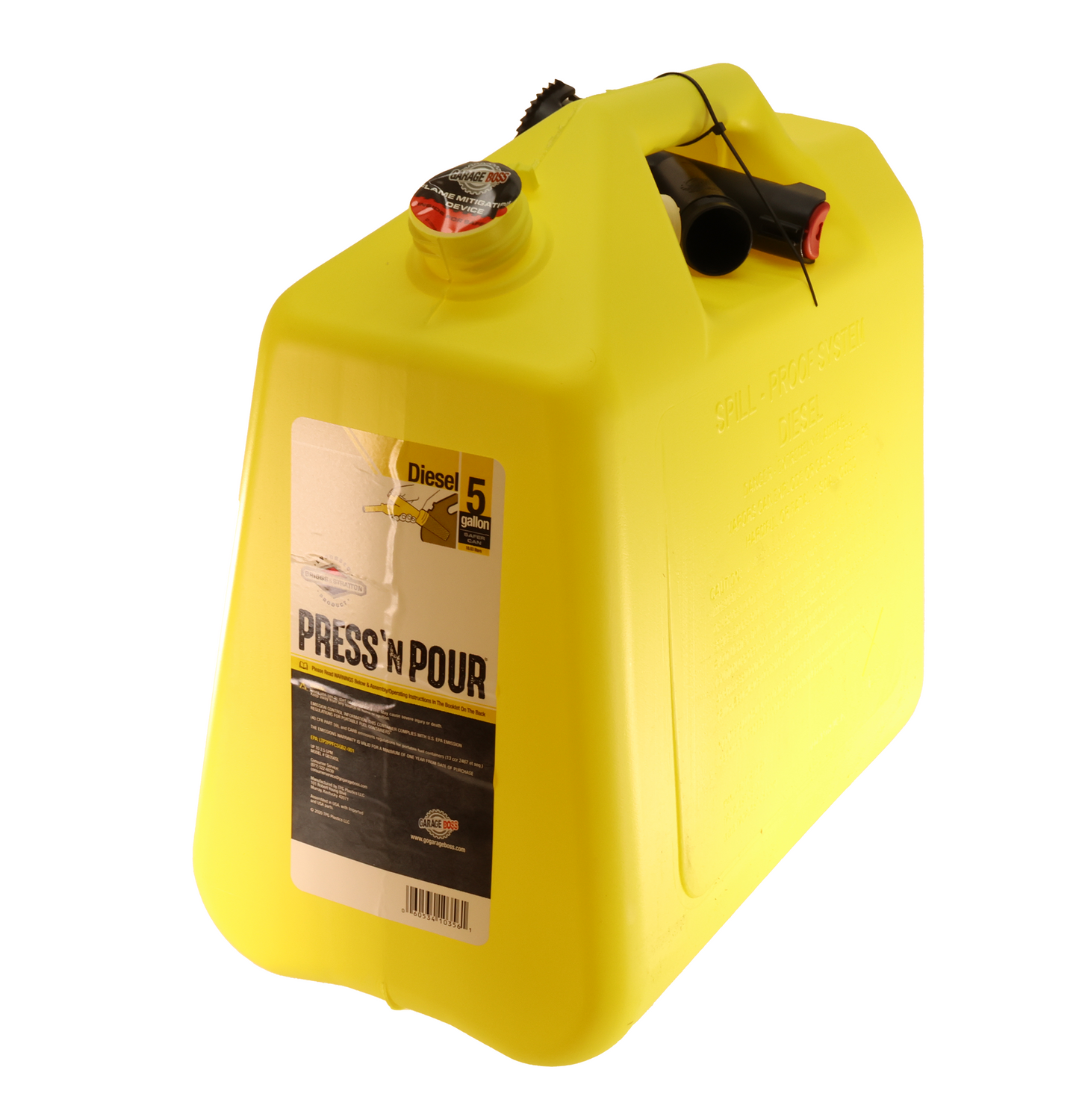 Sunbelt Products 5 Gallon Press N Pour Diesel Can - B1GB356