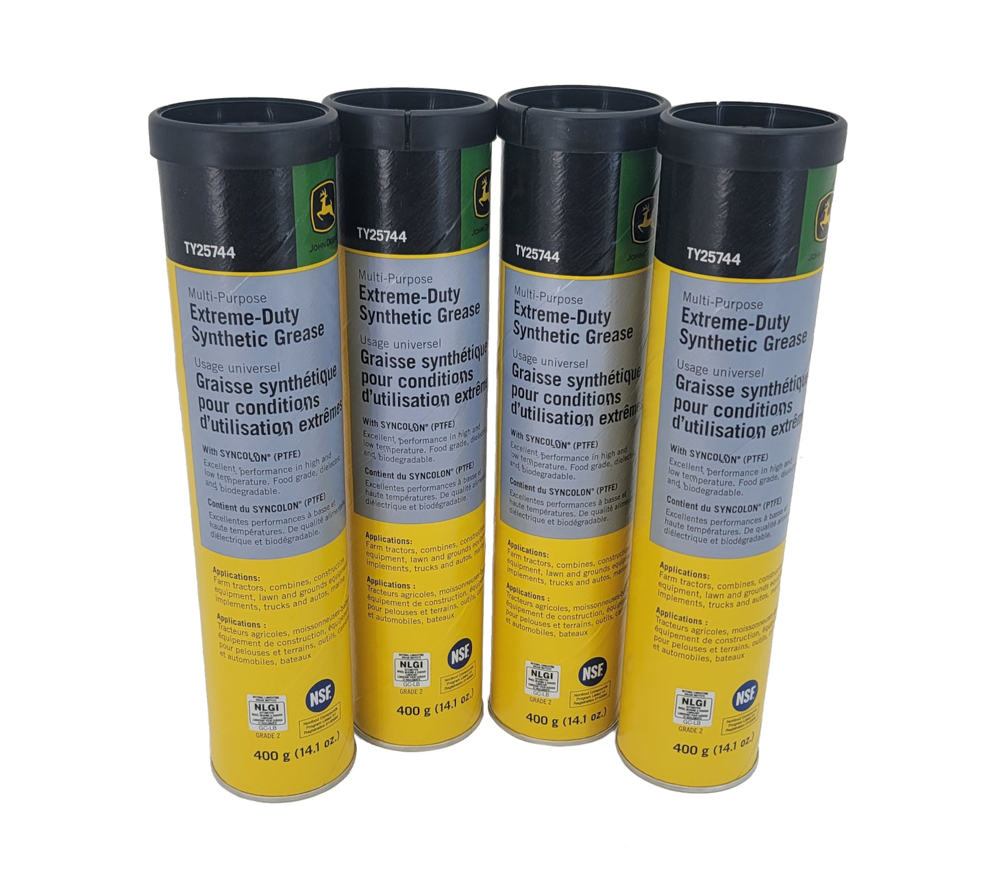 John Deere Original Equipment (4 PACK) Extreme-Duty Synthetic Grease - TY25744