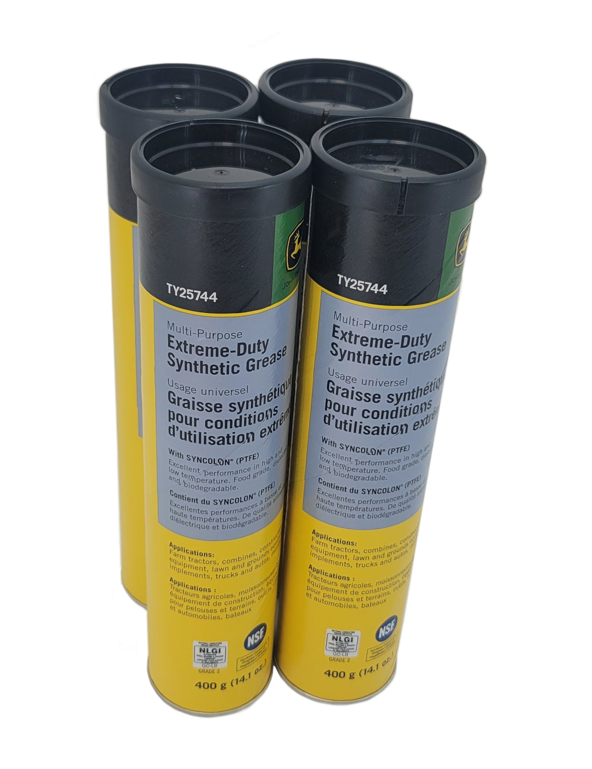 John Deere Original Equipment (4 PACK) Extreme-Duty Synthetic Grease - TY25744