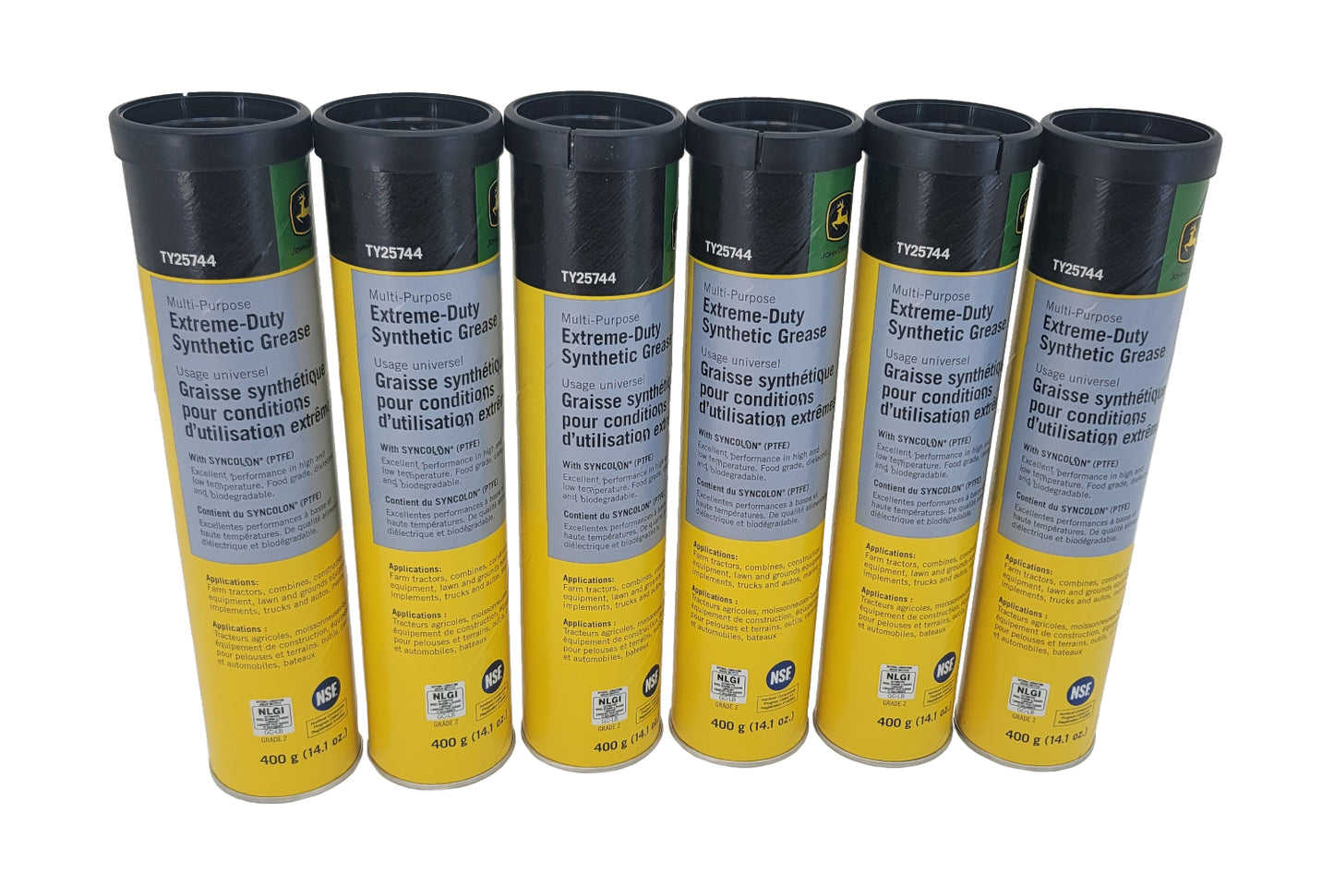 John Deere Original Equipment (6 PACK) Extreme-Duty Synthetic Grease - TY25744