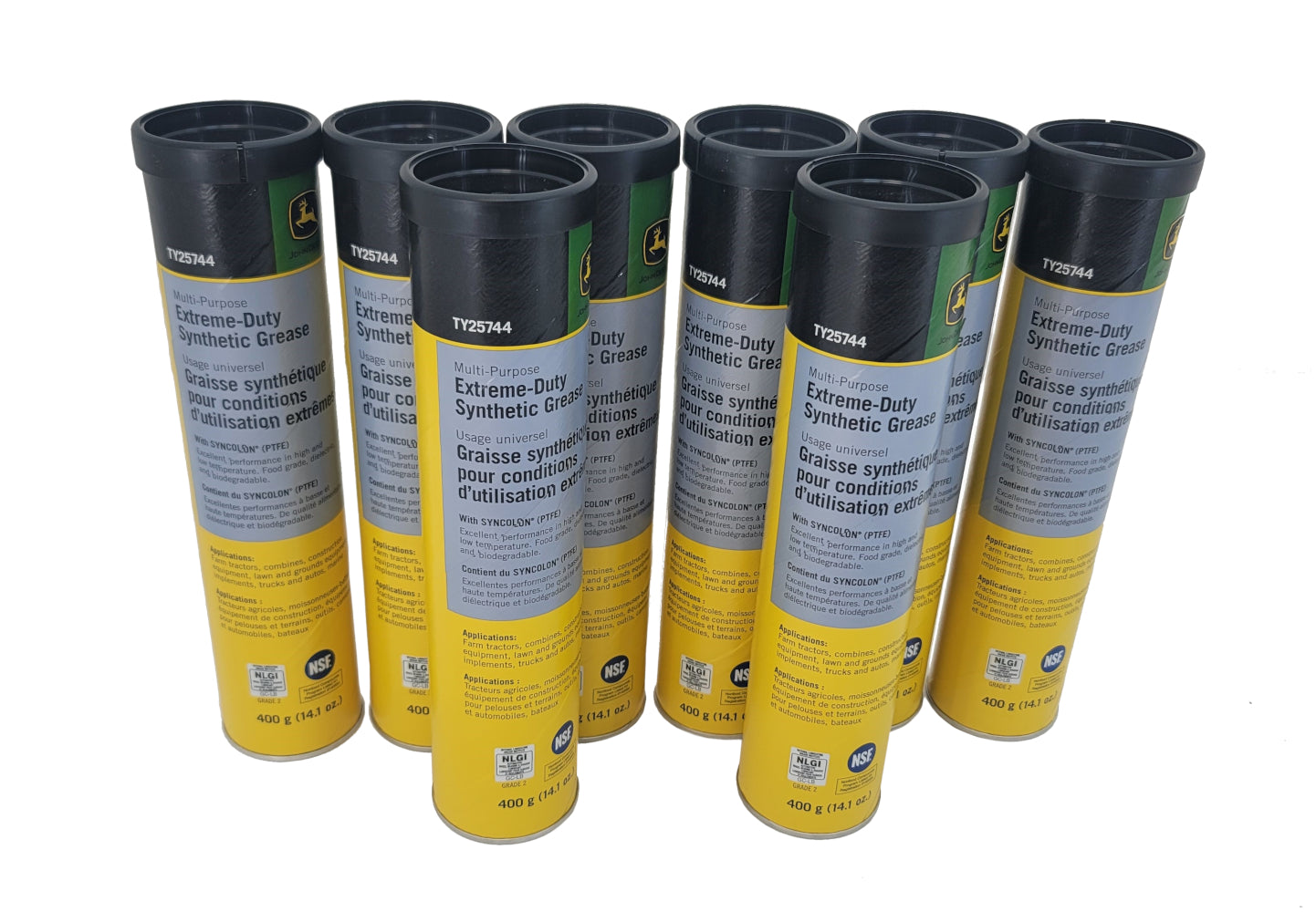 John Deere Original Equipment (8 PACK) Extreme-Duty Synthetic Grease - TY25744