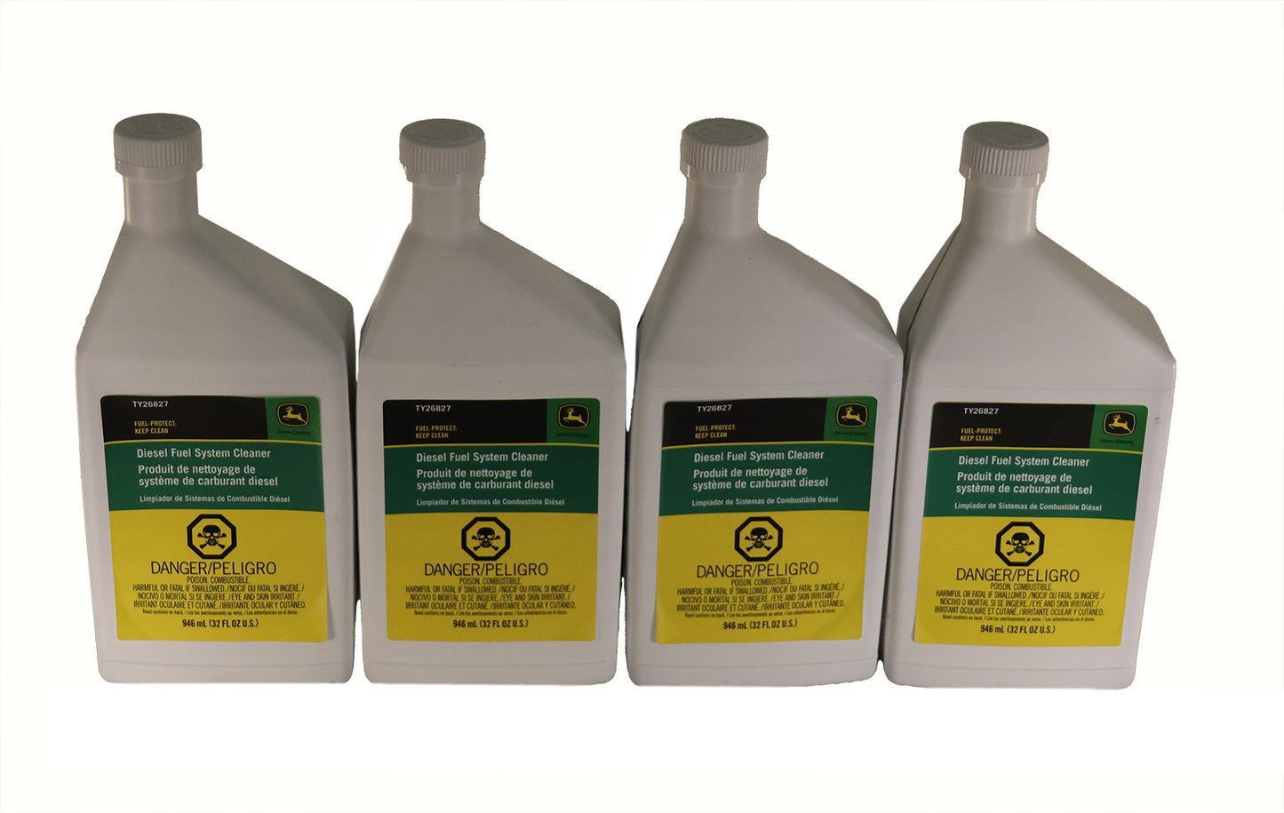 John Deere Original Equipment (4 PACK) Diesel Fuel System Cleaner - TY26827