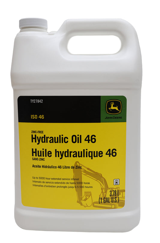 John Deere Original Equipment Zinc-Free Hydraulic Oil 46 - TY27842