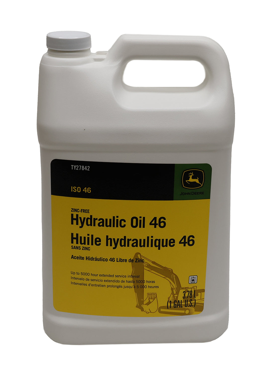 John Deere Original Equipment Zinc-Free Hydraulic Oil 46 - TY27842