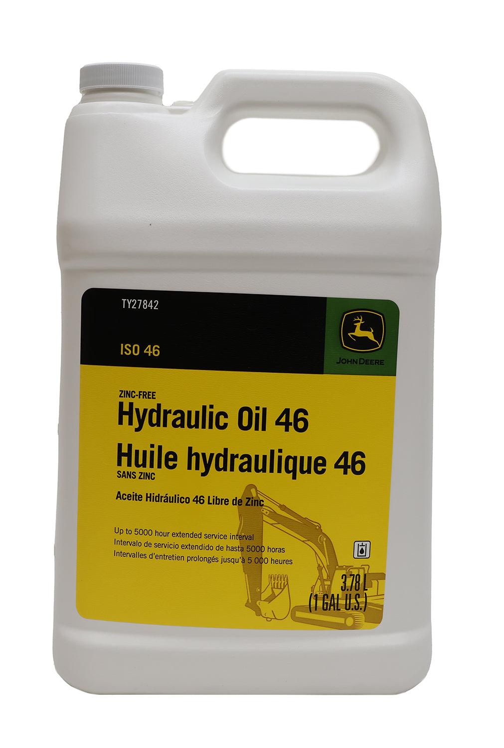 John Deere Original Equipment Zinc-Free Hydraulic Oil 46 - TY27842