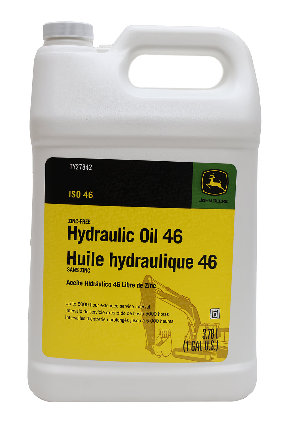 John Deere Original Equipment Zinc-Free Hydraulic Oil 46 - TY27842