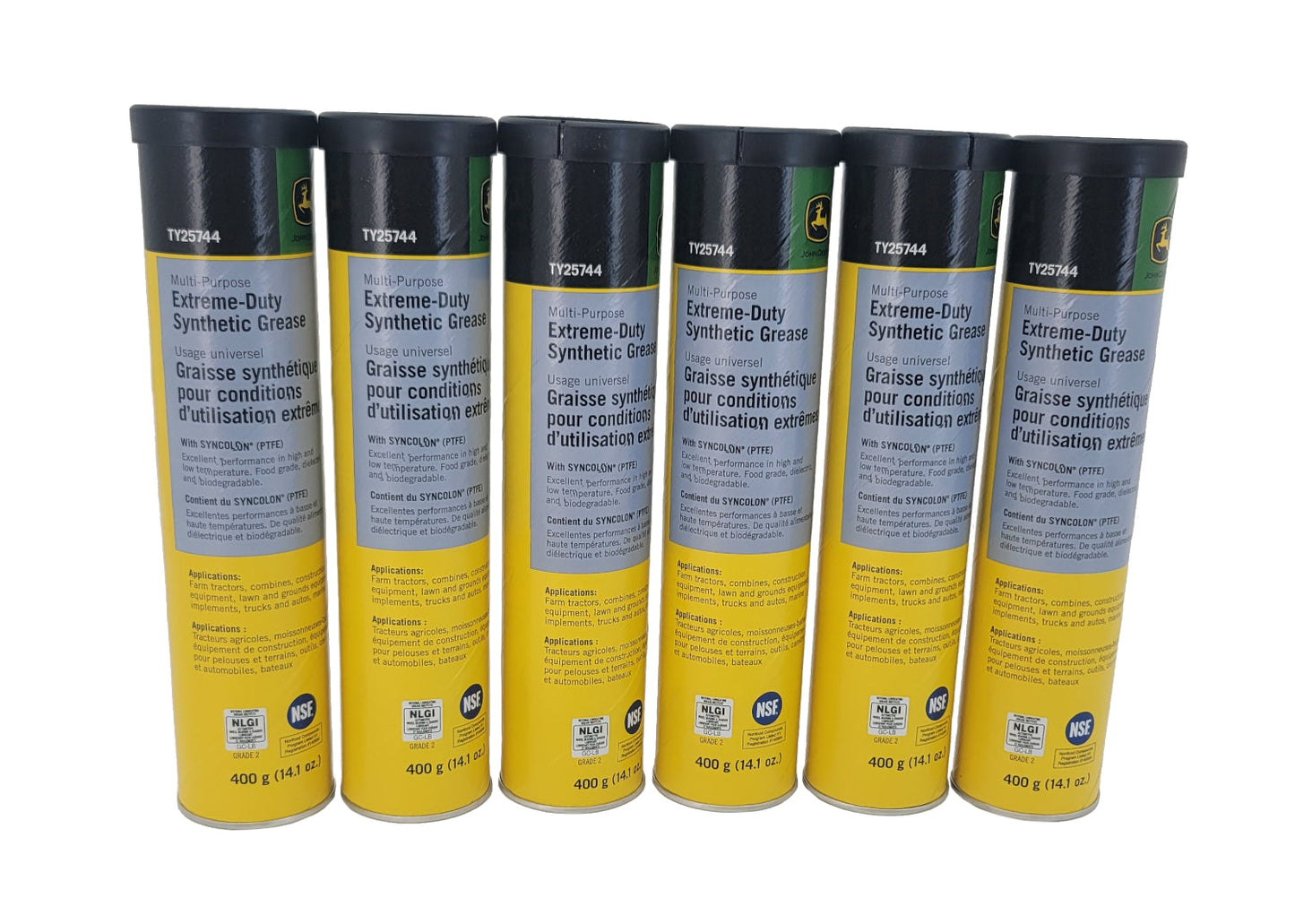 John Deere Original Equipment (6 PACK) Extreme-Duty Synthetic Grease - TY25744