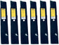 A&I XHT 15", 5/8" Mower Blade (Set of 6) - B1FE1044,6