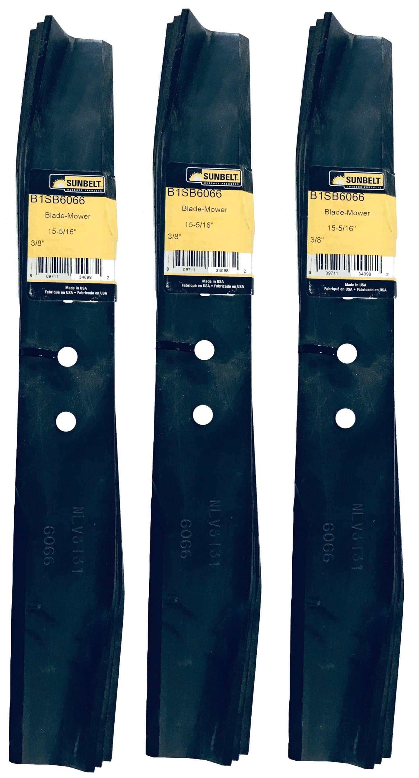 Sunbelt 15-5/16" Mower Blade (Set of 3) - B1SB6066,3