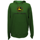 John Deere NCAA Mens Trademark Logo Core Hood Pullover Fleece