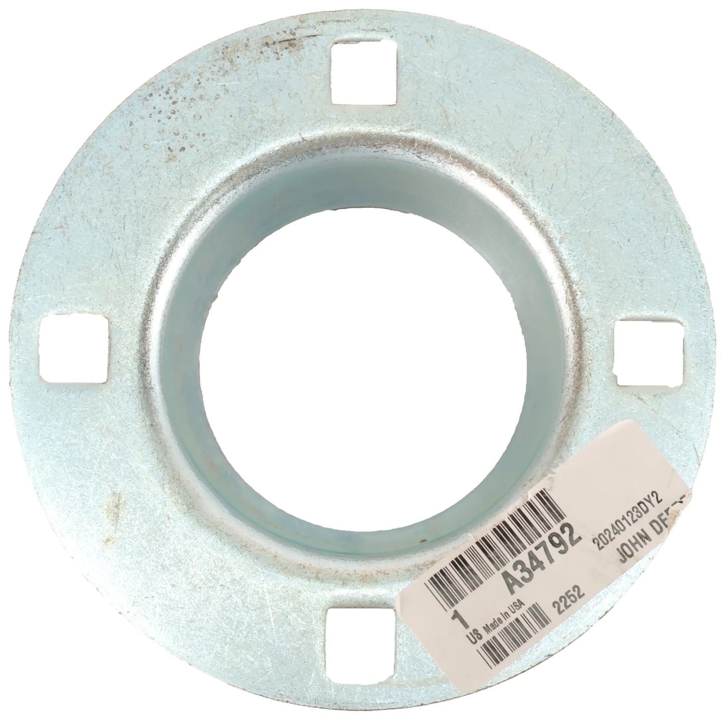 John Deere Original Equipment 4-Hole Flanged Bearing Housing - A34792