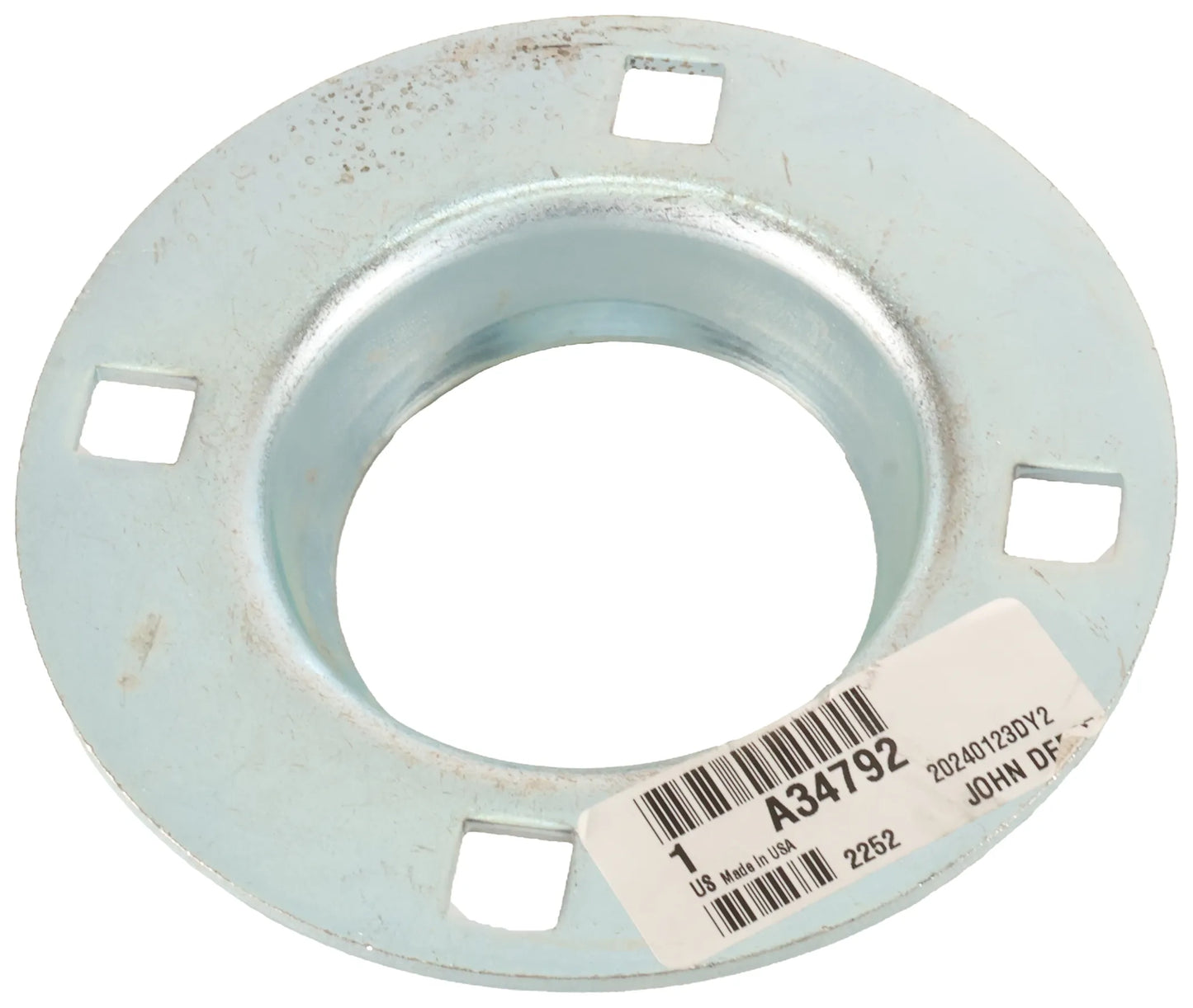 John Deere Original Equipment 4-Hole Flanged Bearing Housing - A34792