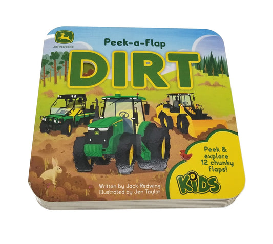 John Deere "Dirt" Peek-a-Flap Board Book - LP75708