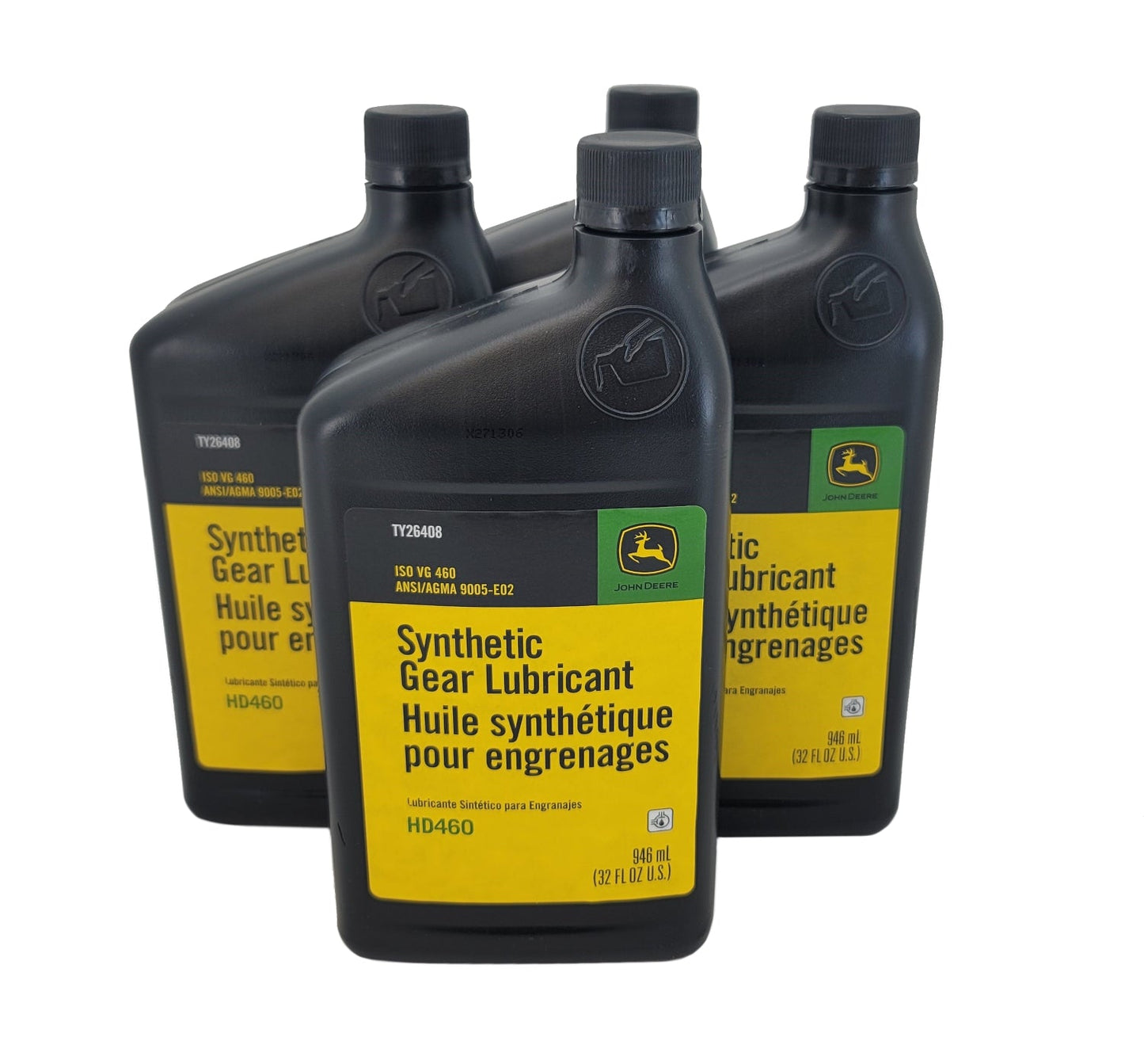 John Deere (4 PACK) Original Equipment Synthetic Gear Lubricant - TY26408