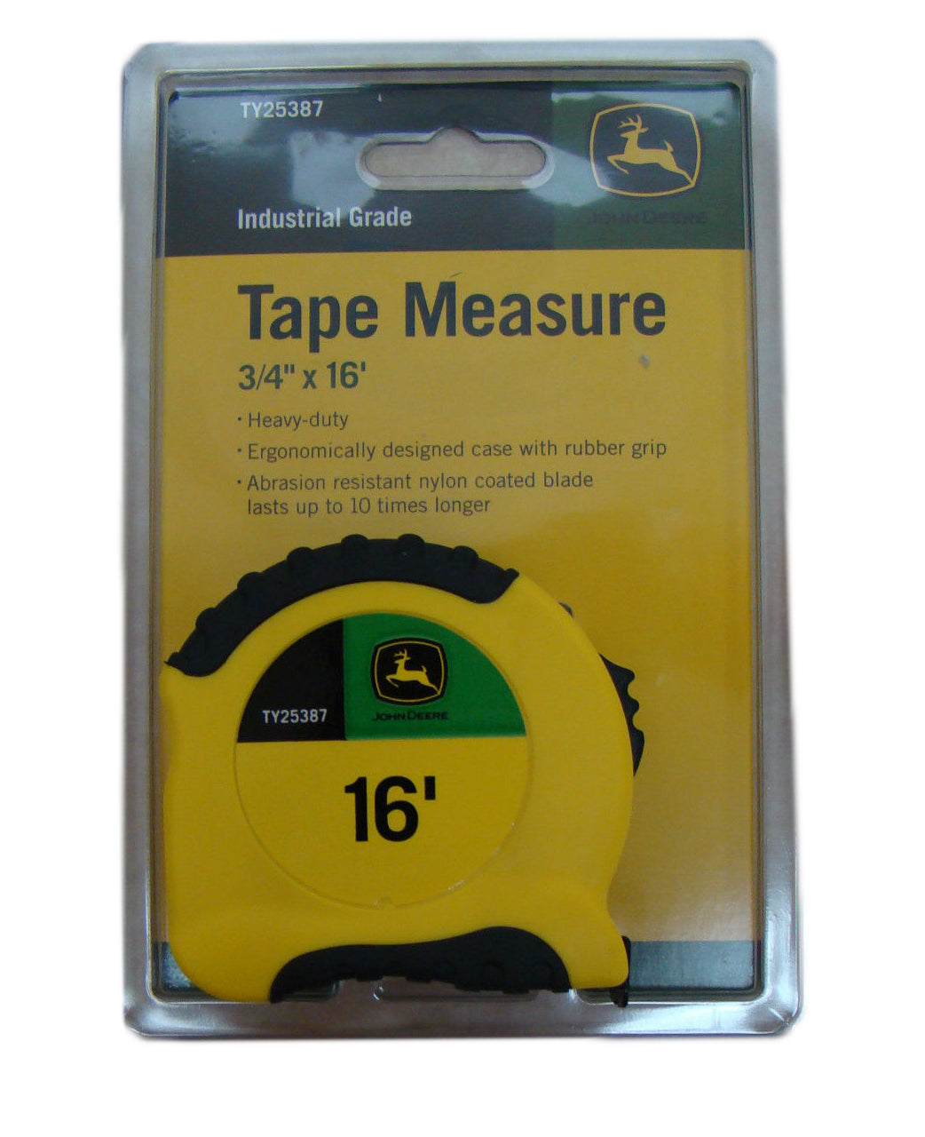 John Deere Pro-Series 3/4-Inch x 16-Foot Tape Measure - TY25387