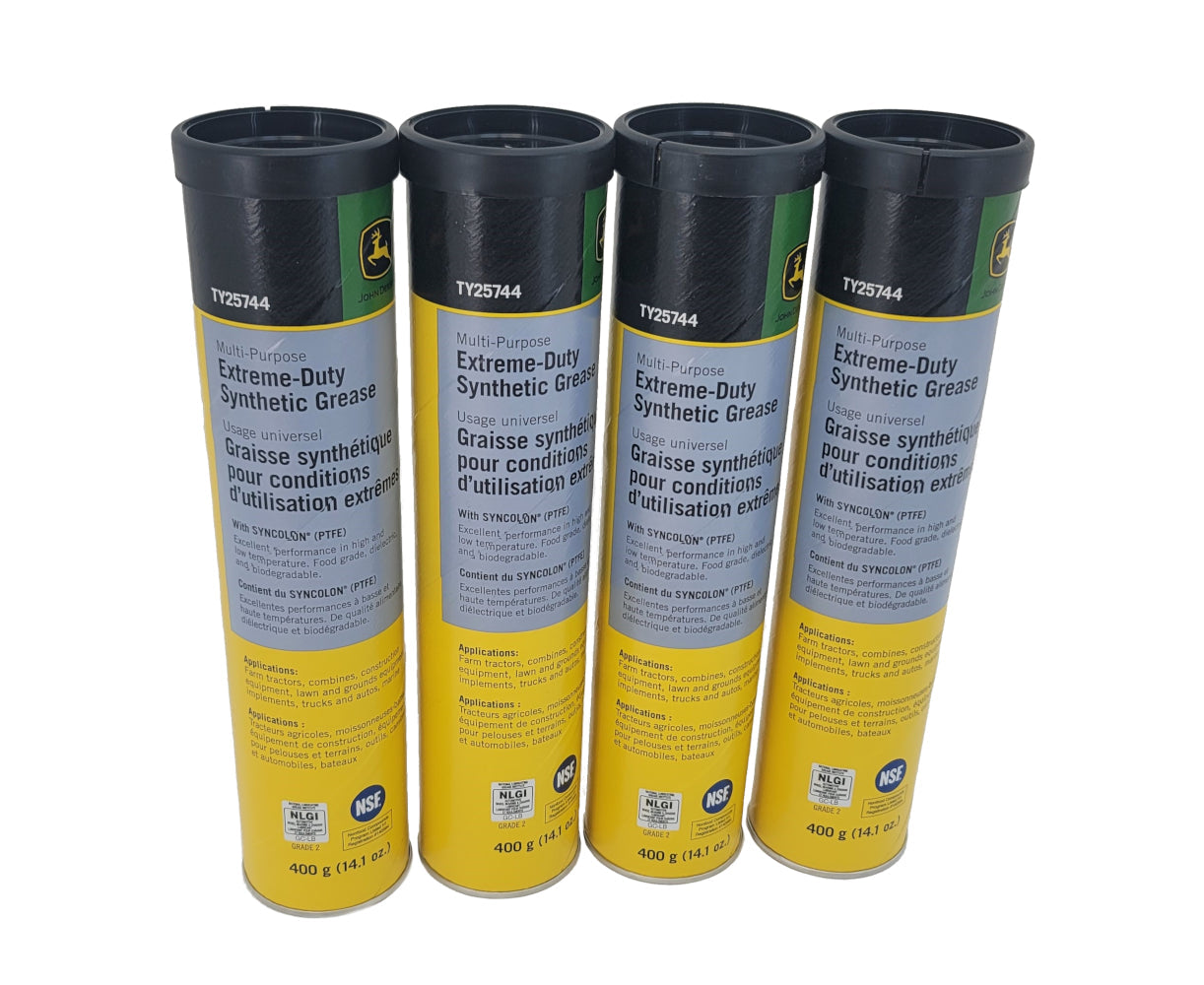 John Deere Original Equipment (4 PACK) Extreme-Duty Synthetic Grease - TY25744