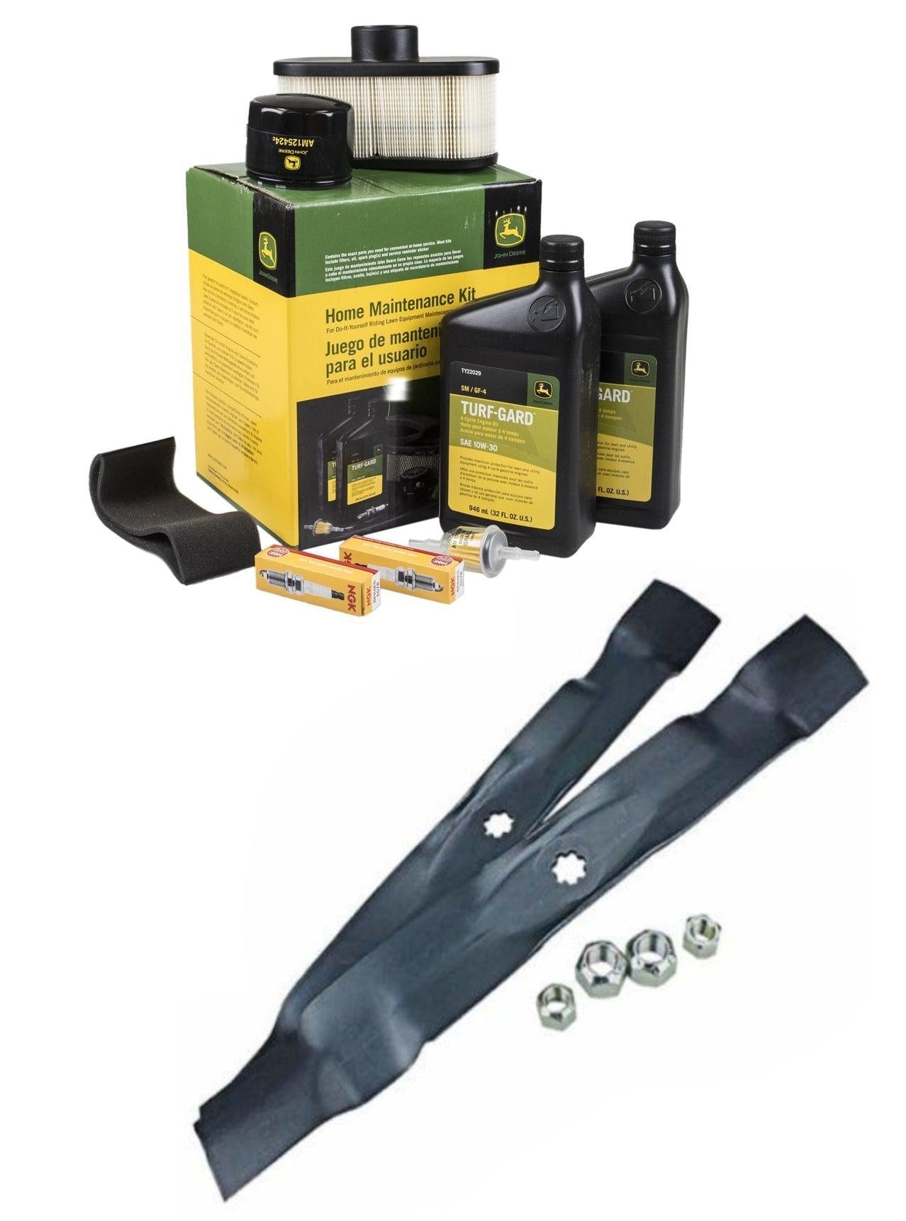 John Deere Original Equipment Model X300 Maintenance Kit + Standard Blades