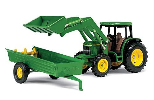 1/32 John Deere 6210 Tractor w/ Loader and Spreader Toy by Ertl - TBE15488