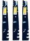 Predator 18", 1/2" Mulching Mower Blade (Set of 3) - B1PD1031,3