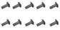 John Deere (10 PACK) Original Equipment Carriage Bolt - 03M7184