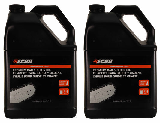 Echo Original Equipment 2-PACK Premium Bar and Chain Oil (1 Gallon Bottle) - 6459007