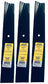 A&I XHT 15-3/8", 3/8" Mower Blade (Set of 3) - B1EP1001,3