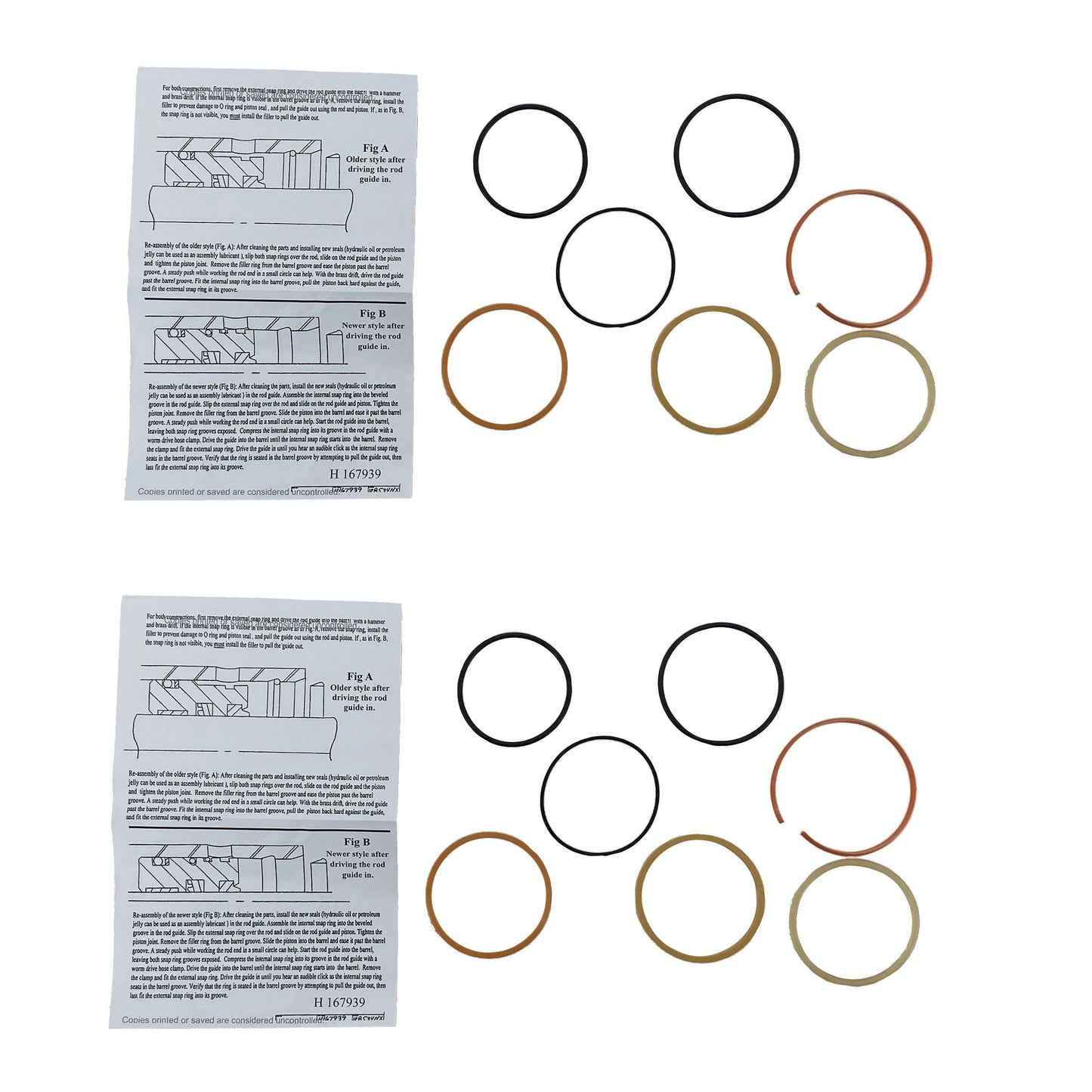 John Deere Original Equipment Hydraulic Cylinder Kit 2 Pack - AH212088,2