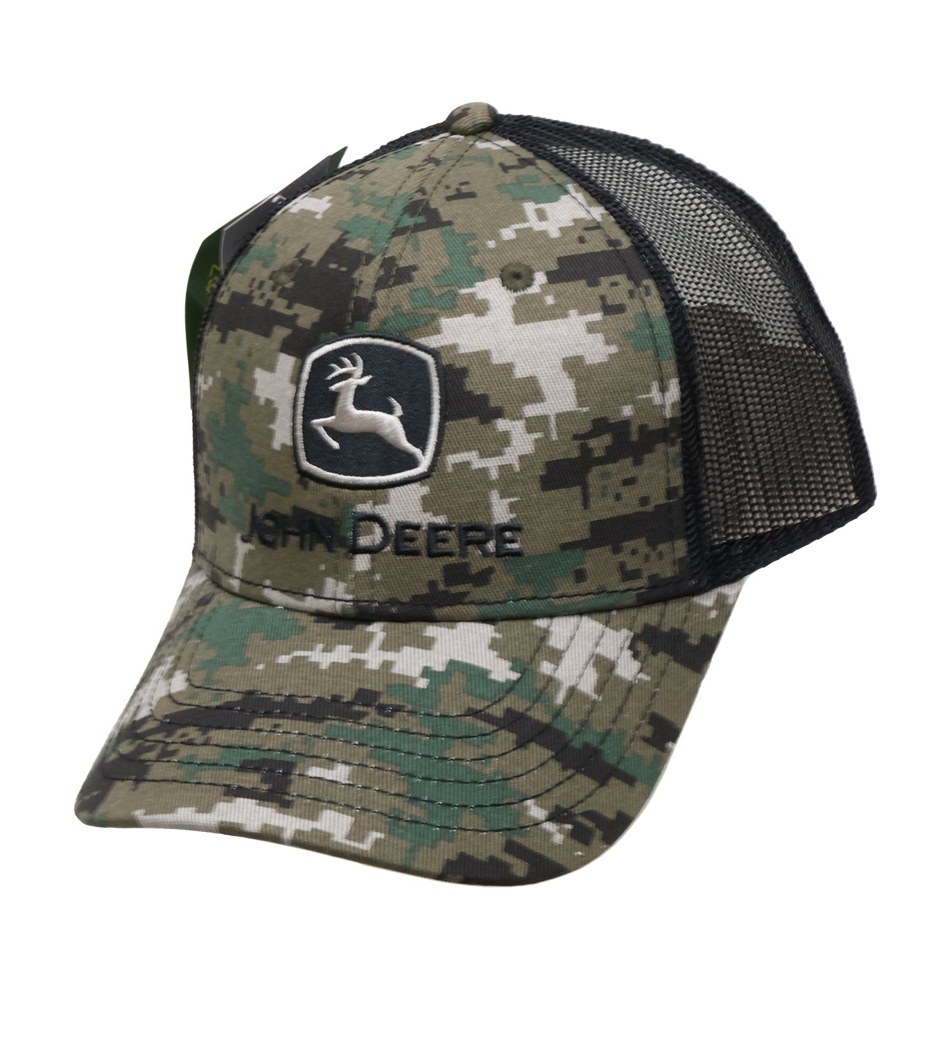 John Deere Men's Digi Camo Flat Stitch Cap/Hat - LP86103