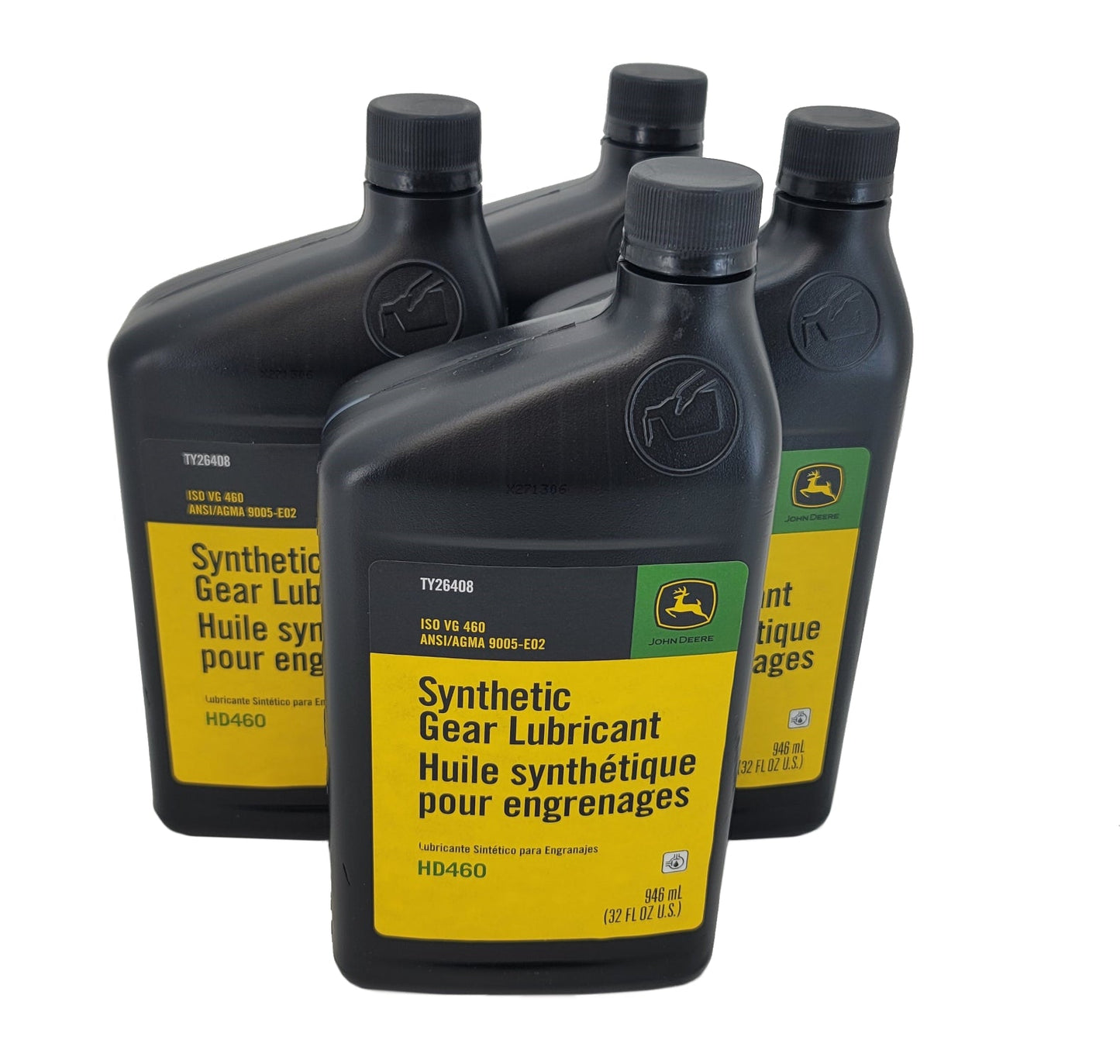 John Deere (4 PACK) Original Equipment Synthetic Gear Lubricant - TY26408