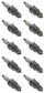 Honda (10-Pack) Original Equipment Spark Plug - 98079-56846,10
