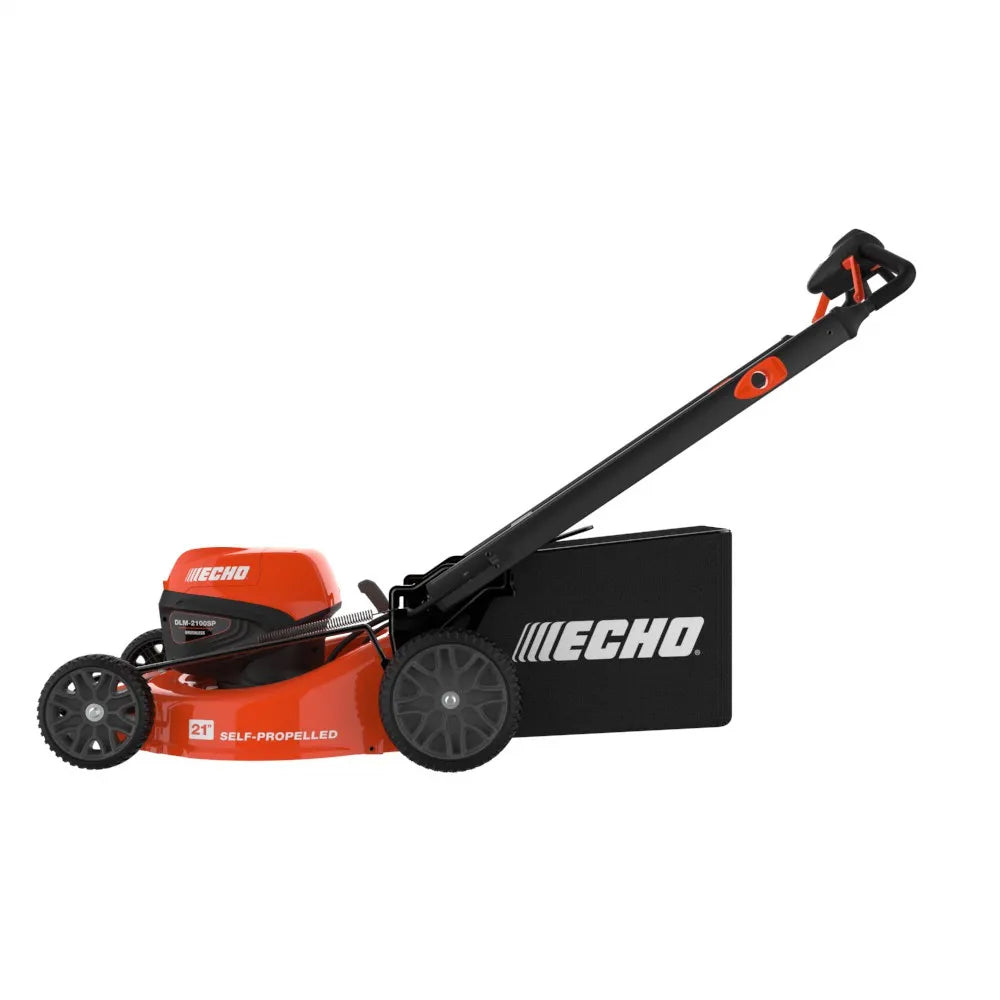 Echo eFORCE 56V 21 in. Cordless Battery Walk Behind Self-Propelled Lawn Mower with 5.0Ah Battery and Charger - DLM-2100SPC2