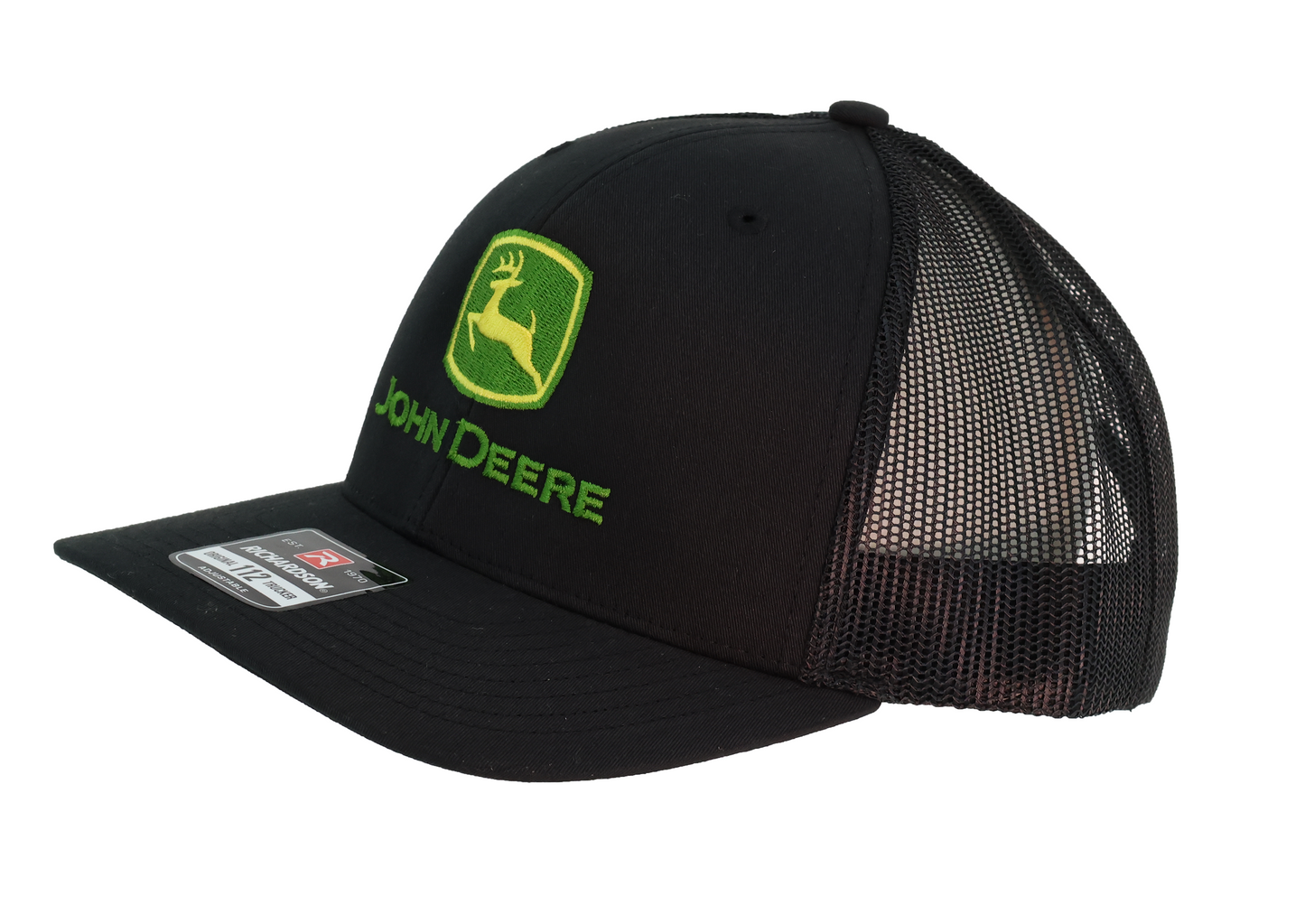 John Deere Black Richardson Trucker Hat - LP77845