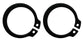 John Deere Original Equipment Snap Ring 2 Pack - 40M7401