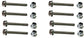 John Deere (8 Pack) Original Equipment Lock Nut/Screw Set - 19M7834A