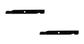 A&I Products 21" Mower Blade 5PT Pack of 2 - A-B1EP1010