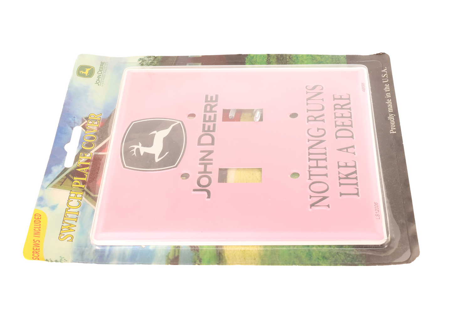 John Deere Pink Light Switch Cover - LS12006